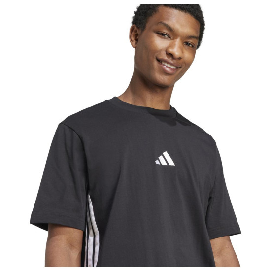 Adidas Ανδρική κοντομάνικη μπλούζα Essentials 3-Stripes Single Jersey Tee